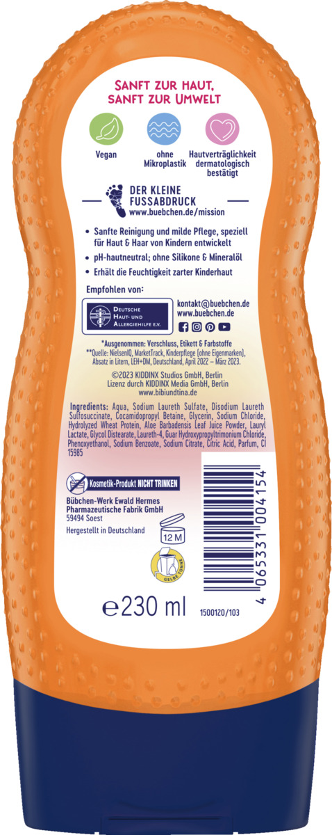 Bild 1 von Bübchen Bibi & Tina Duschgel Pferdeabenteuer