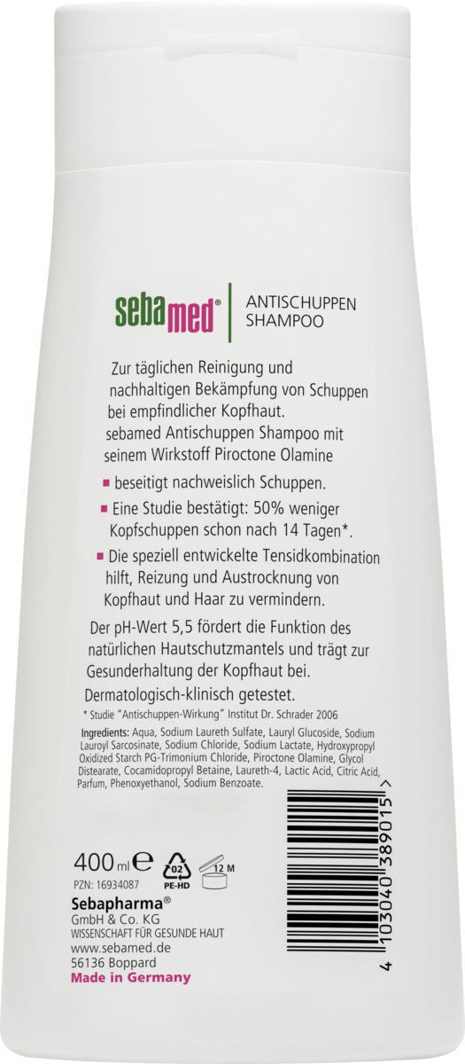 Bild 2 von sebamed Antischuppen Shampoo