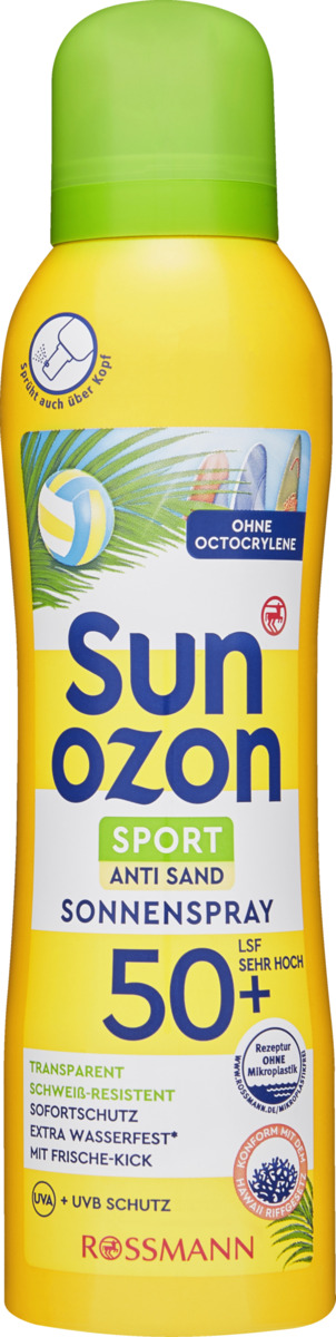Bild 1 von sunozon Sport Sonnenspray LSF 50+