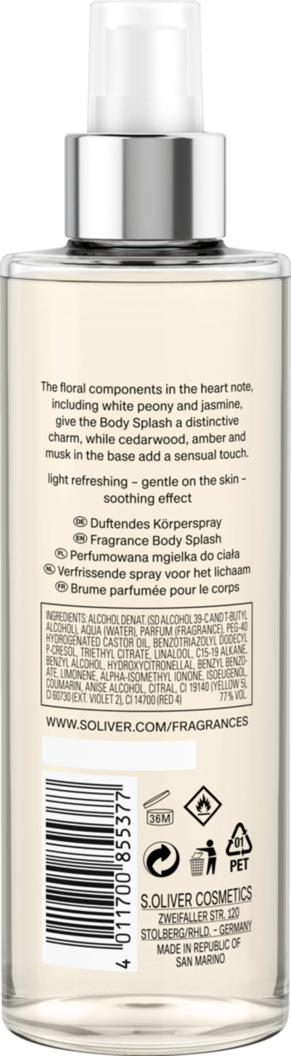 Bild 2 von s.Oliver Selection Sensual Creamy, Body Mist 250 ml