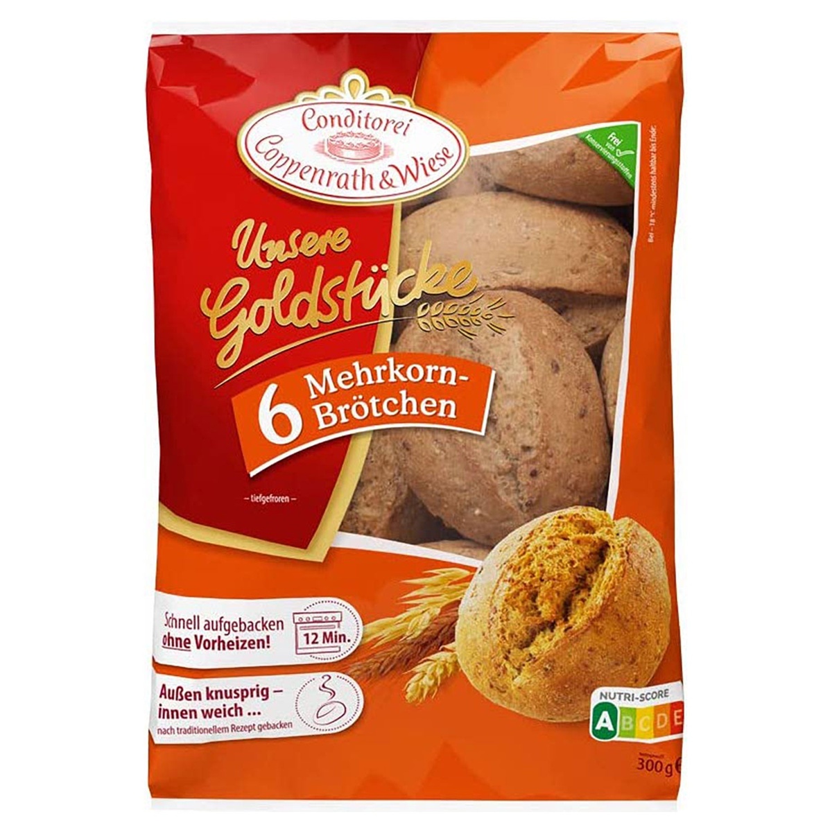 Bild 1 von CONDITOREI COPPENRATH & WIESE Unsere Goldstücke Mehrkornbrötchen 300 g