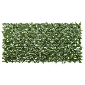 Garden Deluxe Dekozaun Lorbeerblatt grün B/H/L: ca. 100x0,3x300 cm