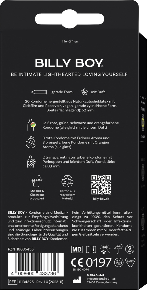 Bild 4 von BILLY BOY Kondome "Bunte Vielfalt"