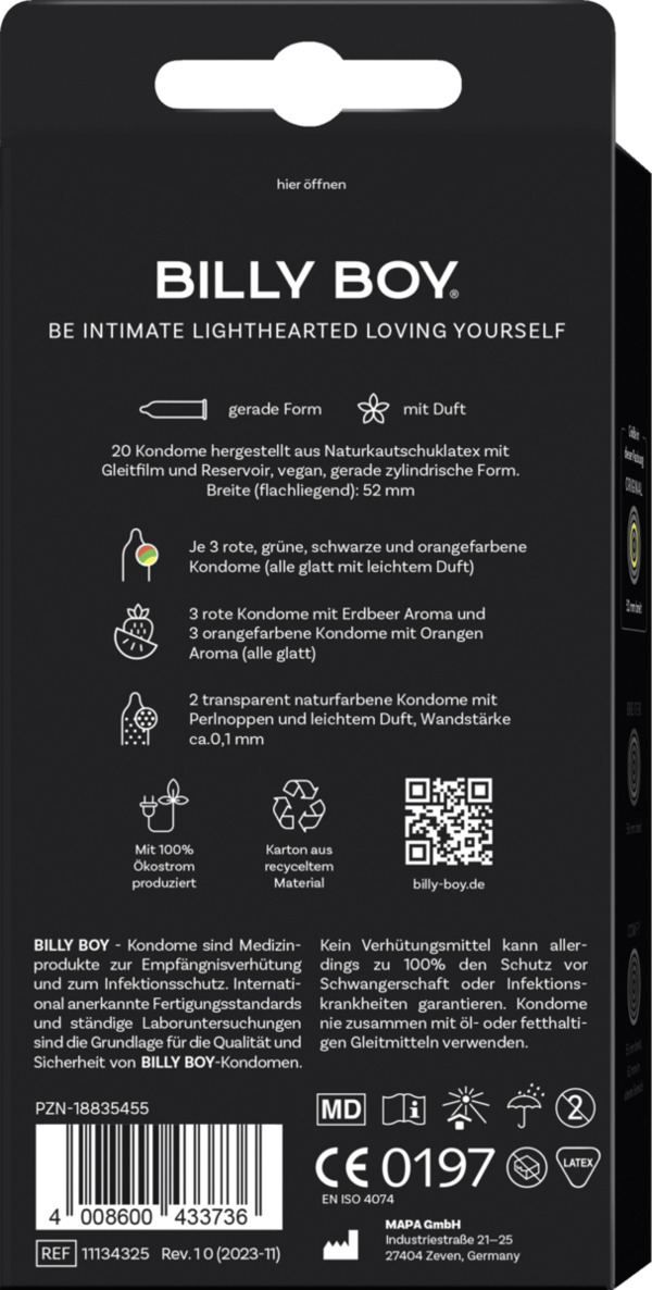 Bild 4 von BILLY BOY Kondome "Bunte Vielfalt"