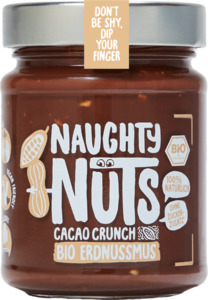 Naughty Nuts Bio Erdnussmus Cacao Crunch
