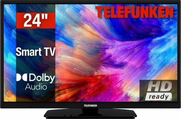 Bild 1 von Telefunken L24H554M1CW LED-Fernseher (60 cm/24 Zoll, HD-ready, Smart-TV)