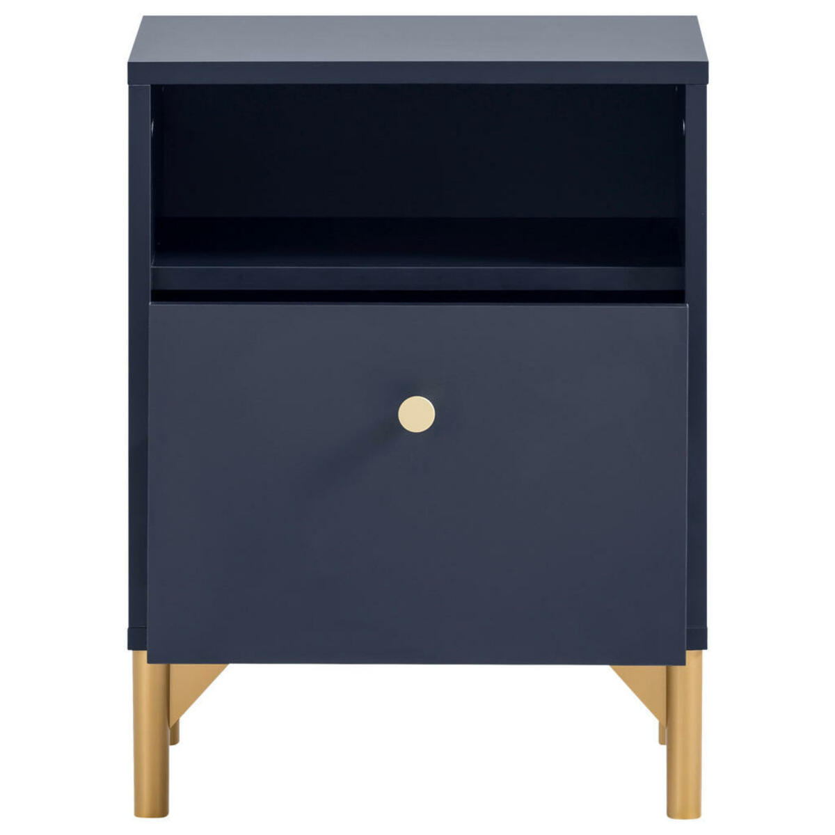 Bild 1 von Nachtkonsole Alfa blau B/H/T: ca. 40,3x53,2x33,5 cm