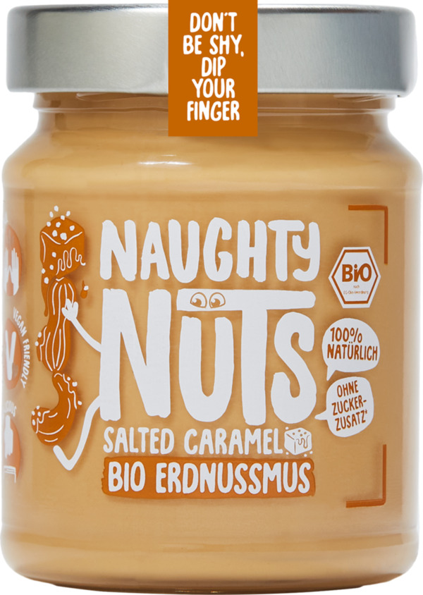 Bild 1 von Naughty Nuts Bio Erdnussmus Caramel