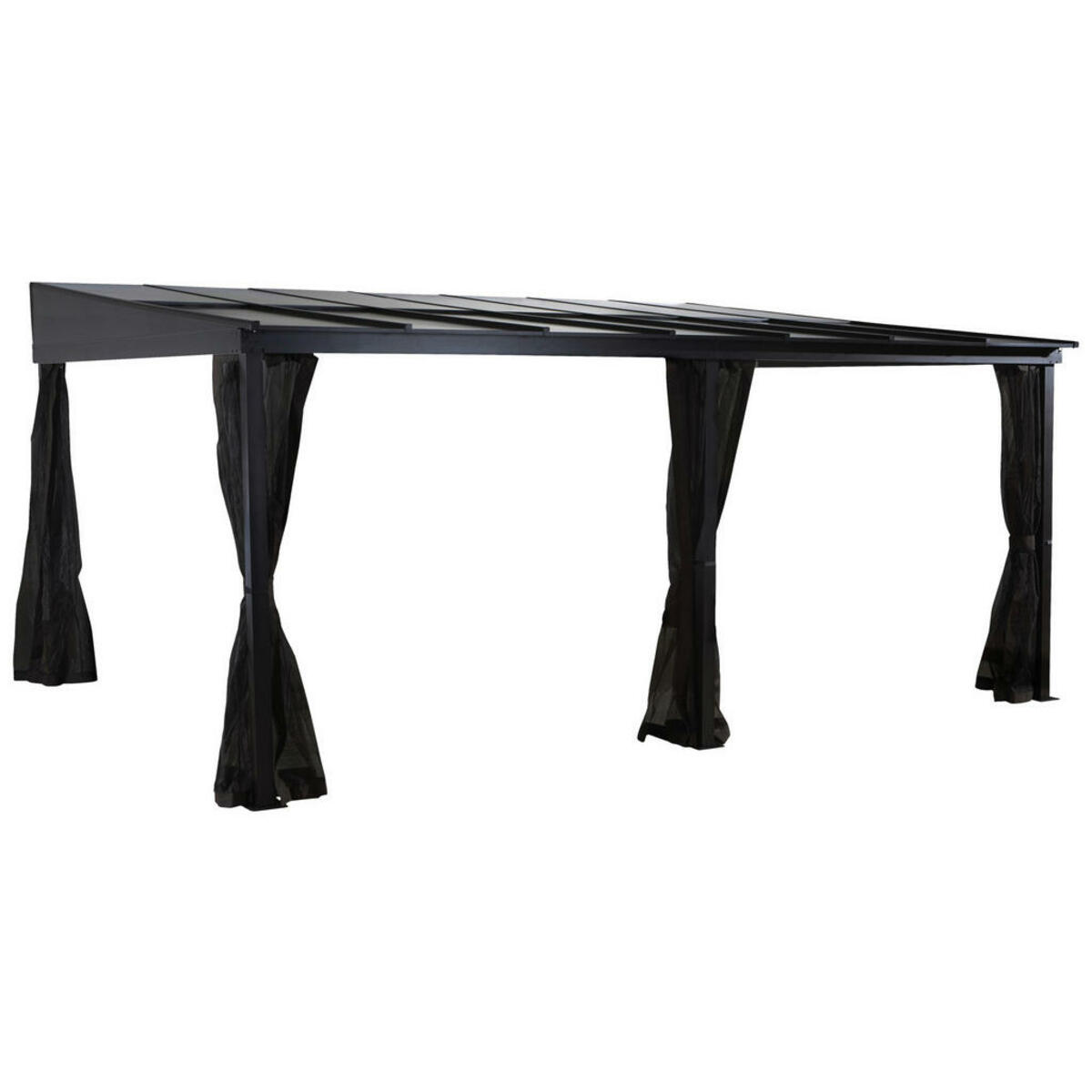 Bild 1 von Sojag Terrassenüberdachung St. Barth anthrazit Aluminium B/H/T: ca. 484x240x363 cm