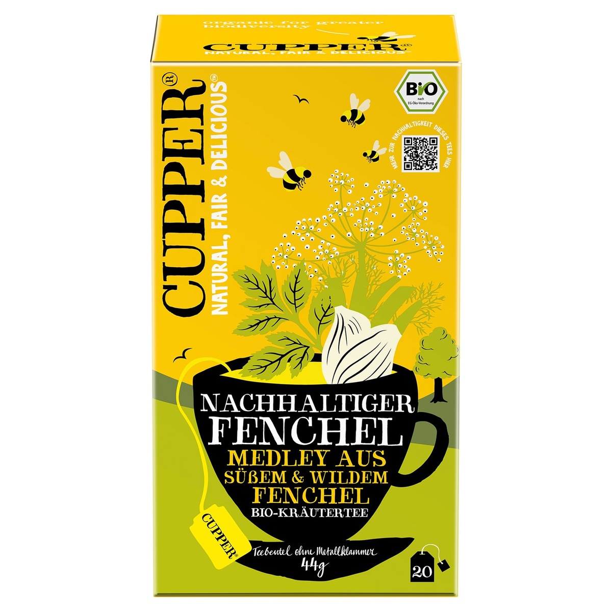 Bild 1 von CUPPER®  Bio-Tee 44 g