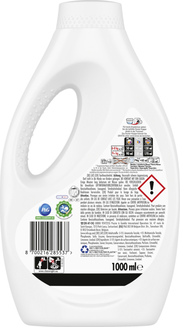 Bild 2 von Lenor Amethyst Blütentraum Colorwaschmittel Flüssig 20WL