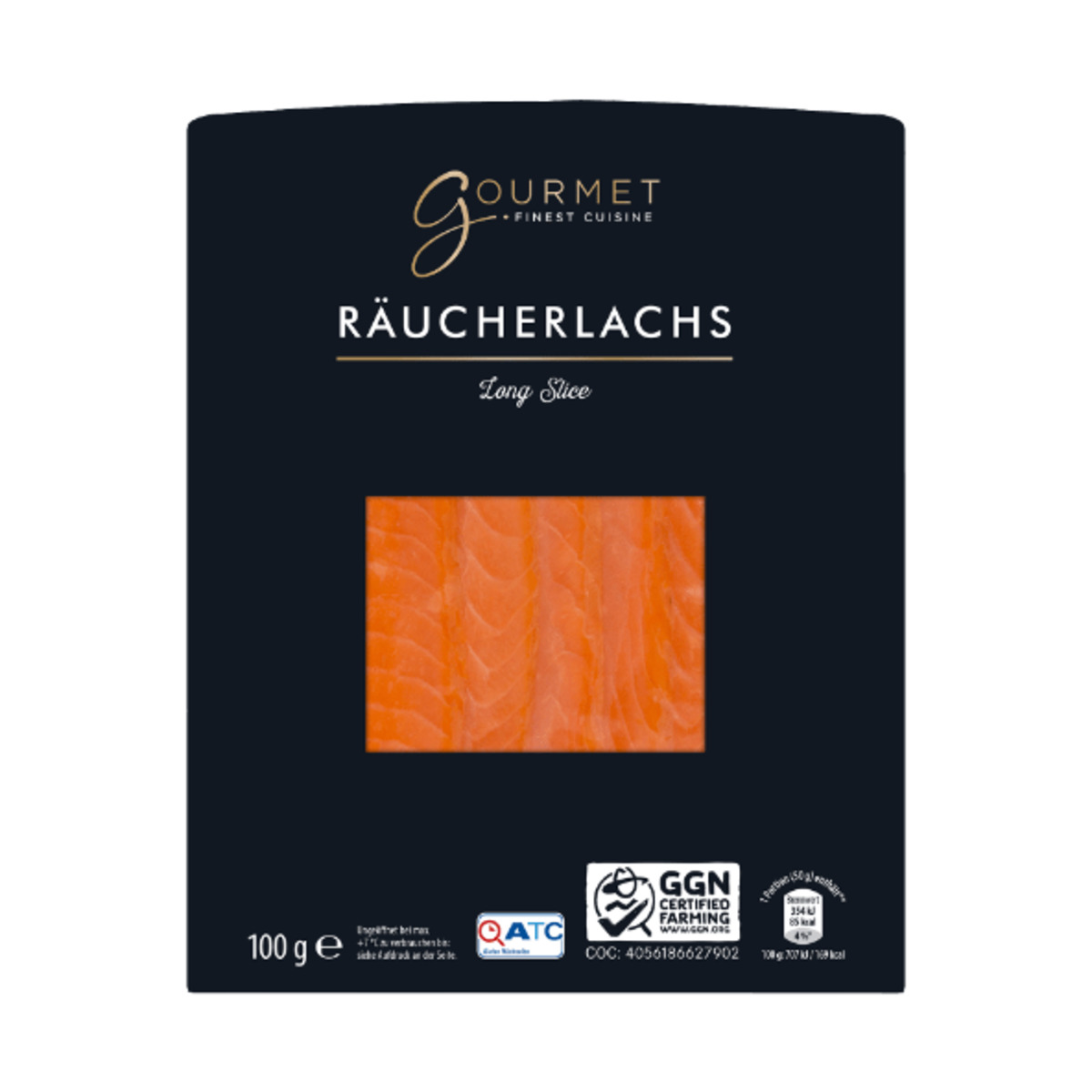 Bild 1 von GOURMET FINEST CUISINE Long-Slice-Räucherlachs 100g