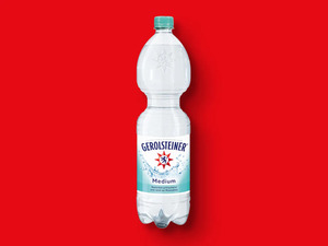 Gerolsteiner Mineralwasser medium, 
         1,5 l zzgl. -.25 Pfand