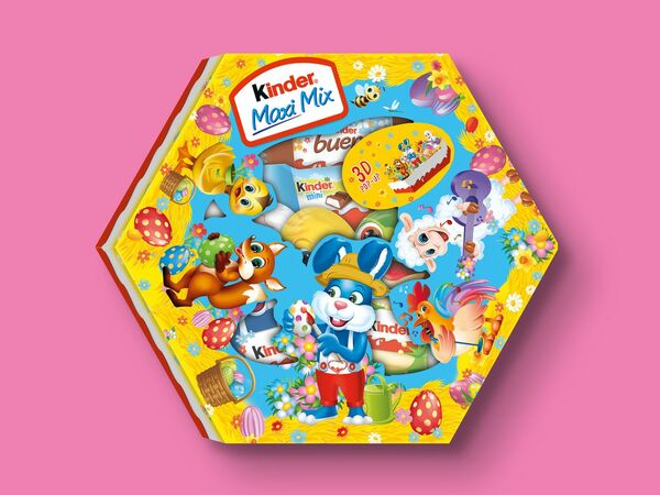 Bild 1 von Kinder Maxi Mix Osternest, 
         143 g