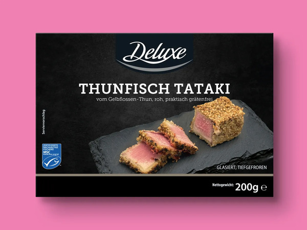 Bild 1 von Deluxe MSC Thunfisch Tataki, 
         200 g