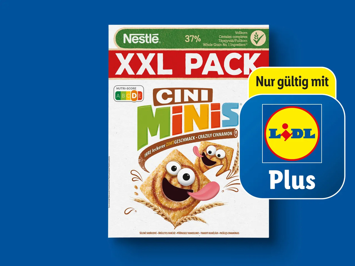 Bild 1 von Nestlé Cini Minis Cerealien XXL, 
         900 g/1,05 kg