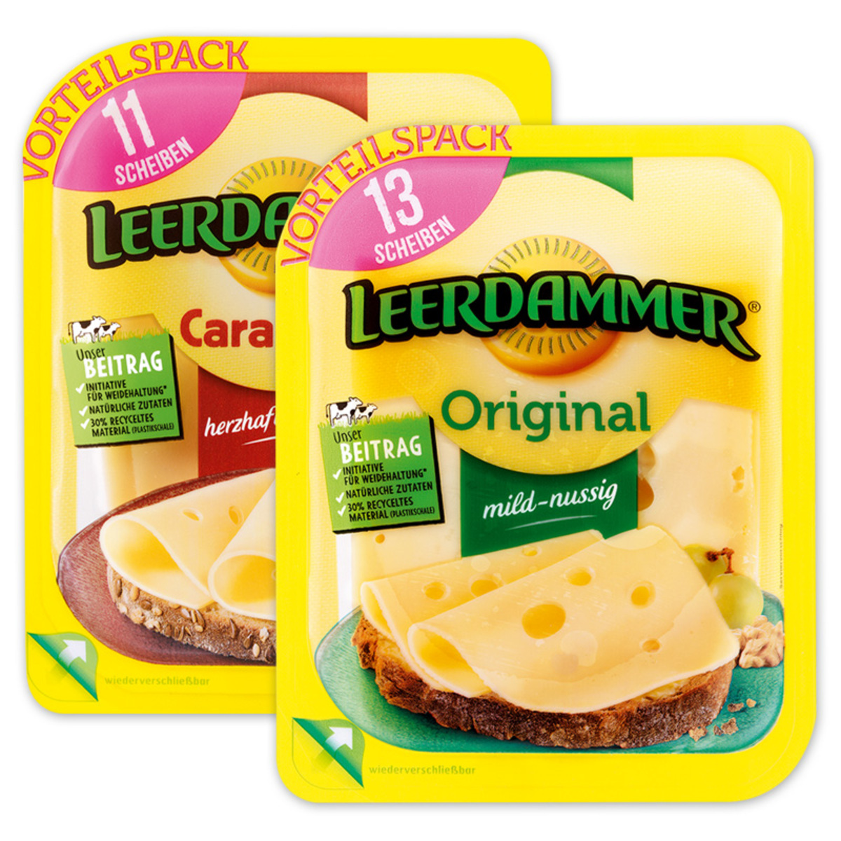 Bild 1 von Leerdammer Käse Vorteilspack