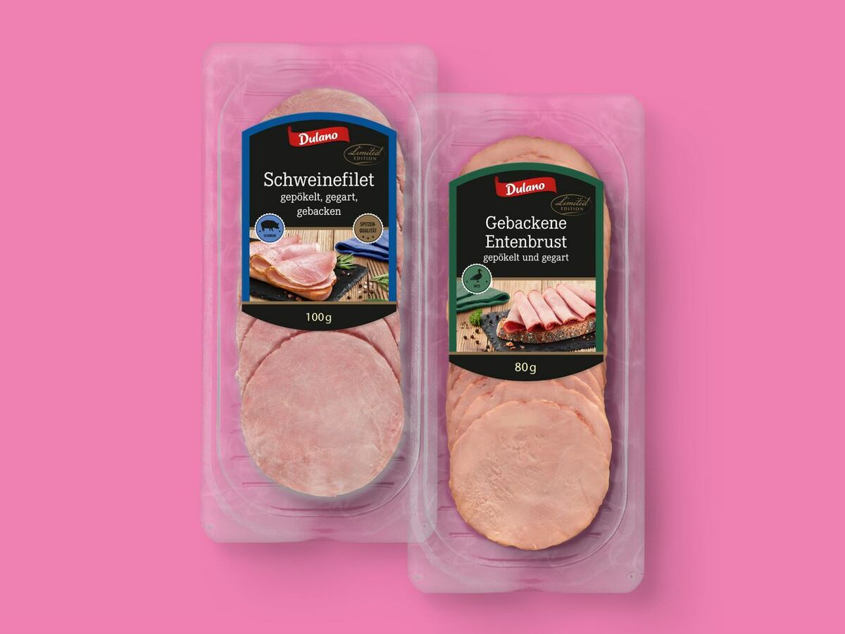 Bild 1 von Dulano Entenbrust/Schweinefilet, gebacken, 
         100/80 g