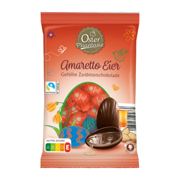 Bild 2 von OSTERPHANTASIE Zartbitterschokoladeneier 150g