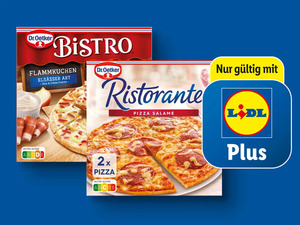 Dr. Oetker Ristorante Pizza/Flammkuchen, 
         710/640/530/780/720/660 g