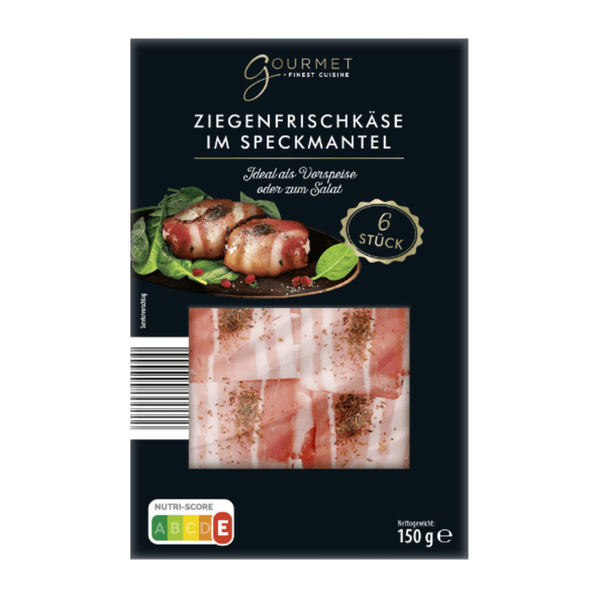 Bild 1 von GOURMET FINEST CUISINE Ziegenkäse im Speckmantel 150g