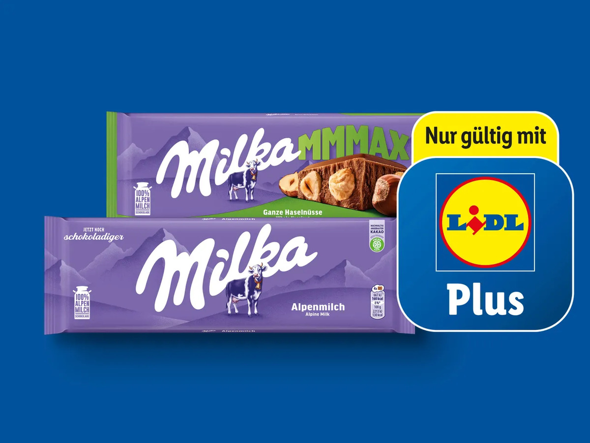 Bild 1 von Milka Schokolade Großtafel, 
         300/280/276/270 g
