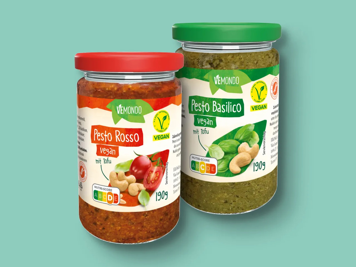 Bild 1 von Vemondo Veganes Pesto, 
         190 g