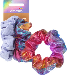ebelin Haargummi-Kombination lila und bunt