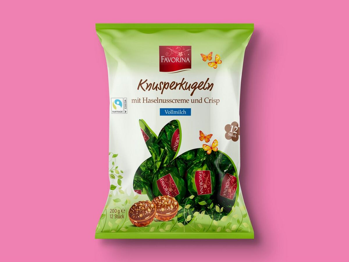 Bild 1 von Favorina Knusperkugeln, 
         200 g