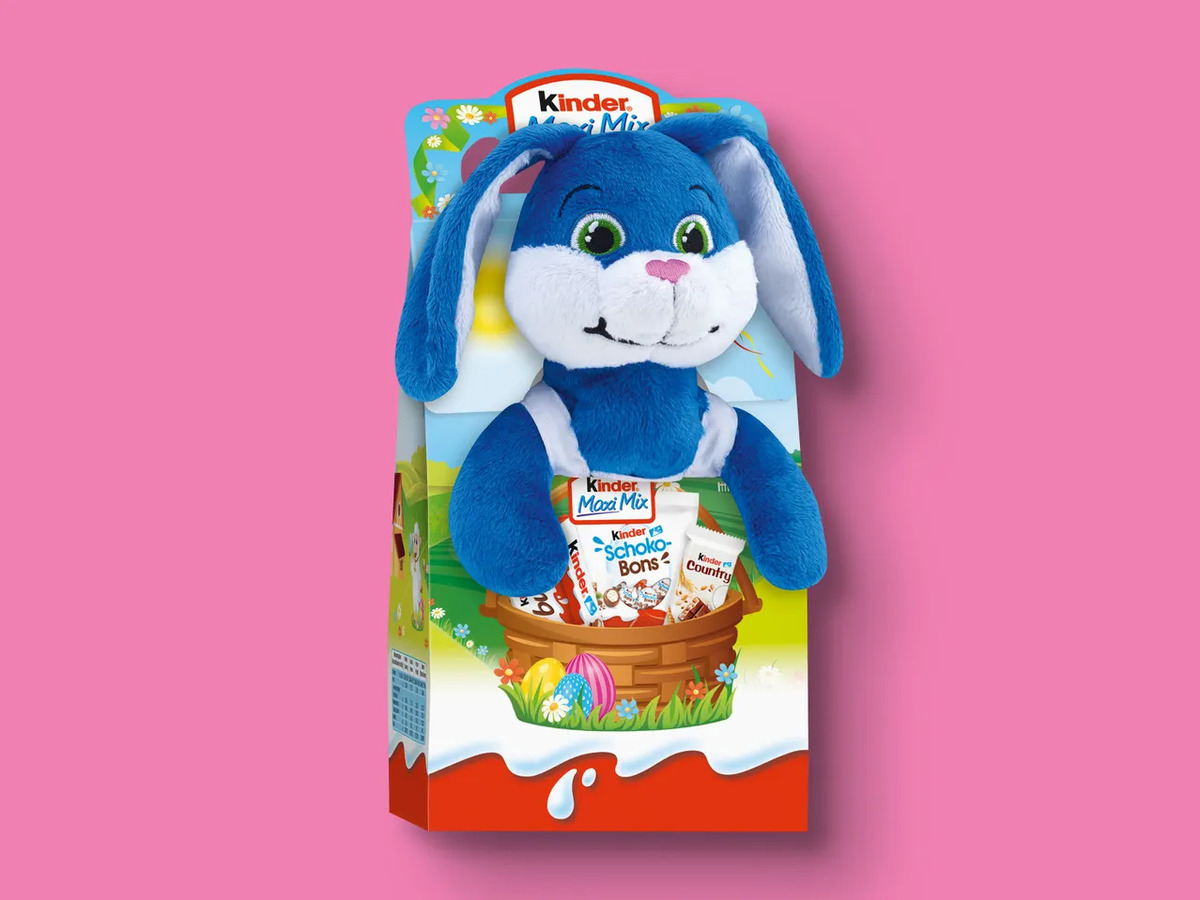 Bild 1 von Kinder Maxi Mix Plüschtier, 
         133 g