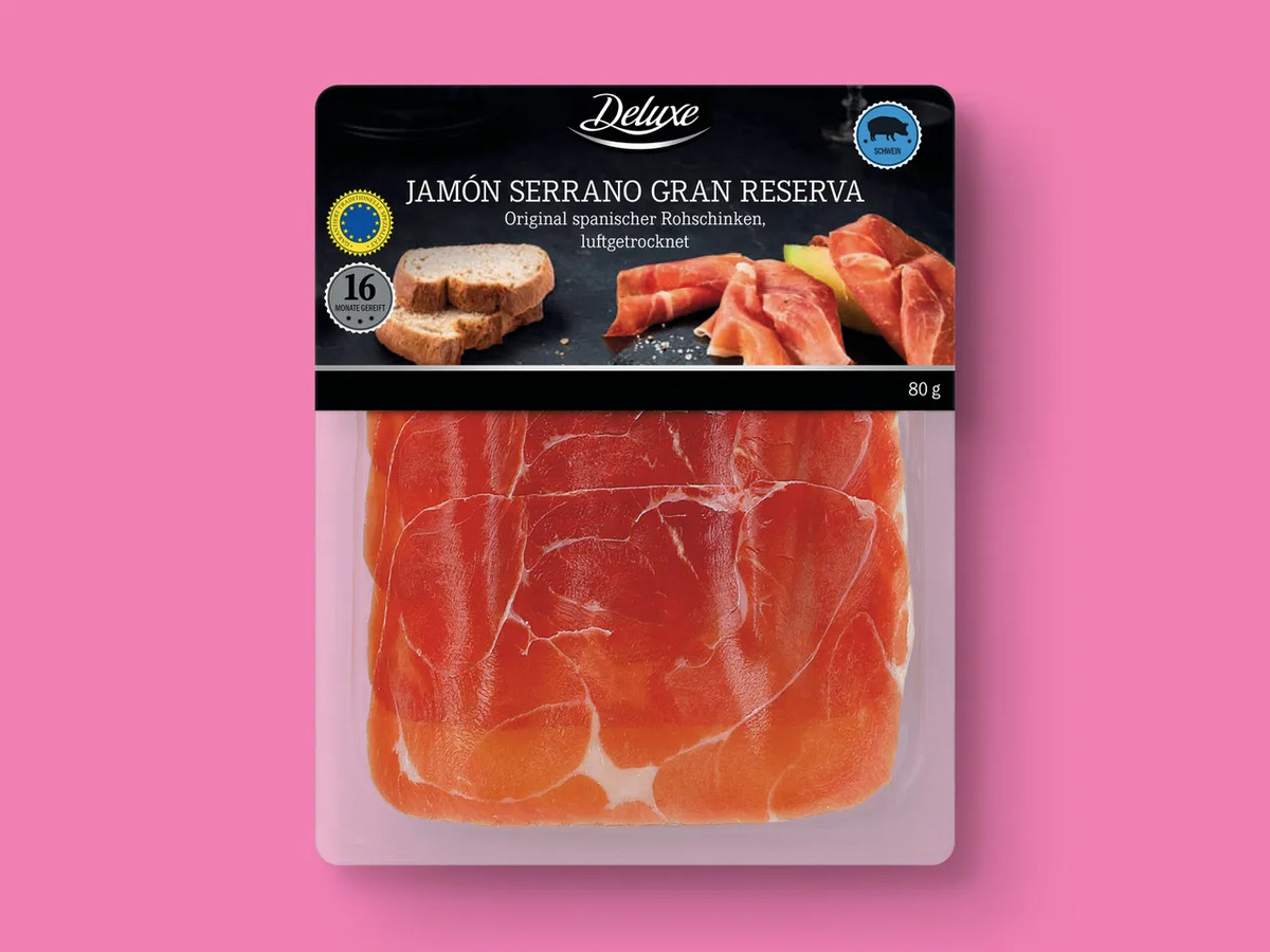 Bild 1 von Deluxe Jamón Serrano Gran Reserva, 
         80 g