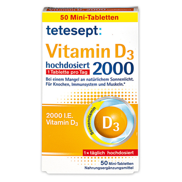 Bild 1 von Tetesept Vitamin D3 2000