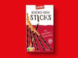 Sondey Schoko-Keks Sticks, 
         90 g