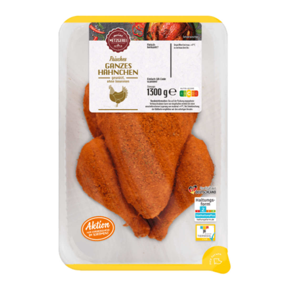 Bild 2 von MEINE METZGEREI Ganzes Hähnchen 1,3kg