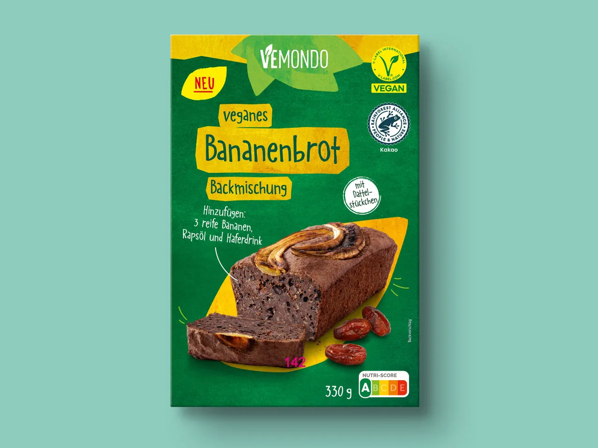 Bild 1 von Vemondo Vegane Kuchenbackmischungen, 
         360/330 g