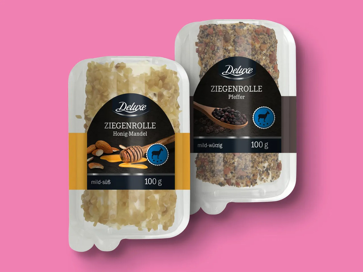 Bild 1 von Deluxe Ziegenkäse mit Mantel, 
         100 g