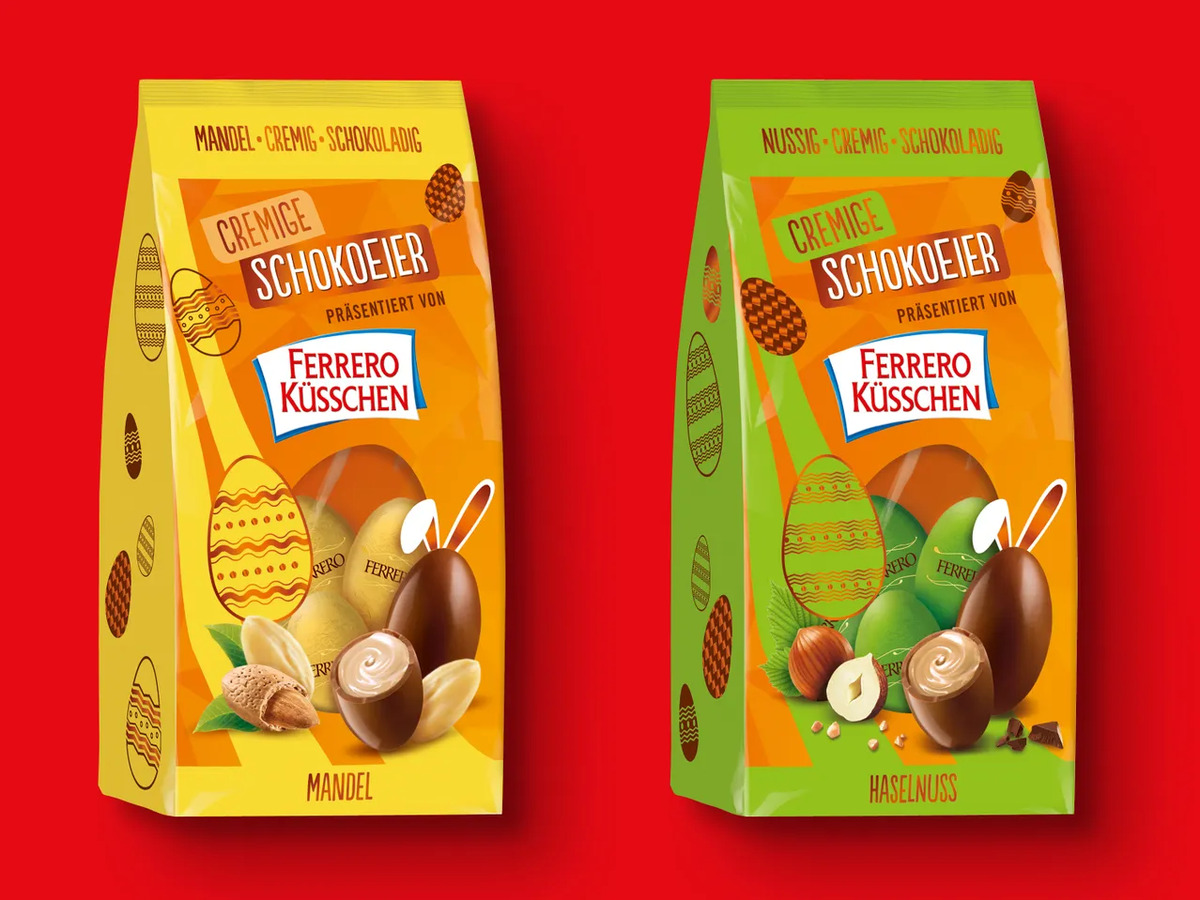 Bild 1 von Ferrero Küsschen Cremige Schokoeier, 
         100 g