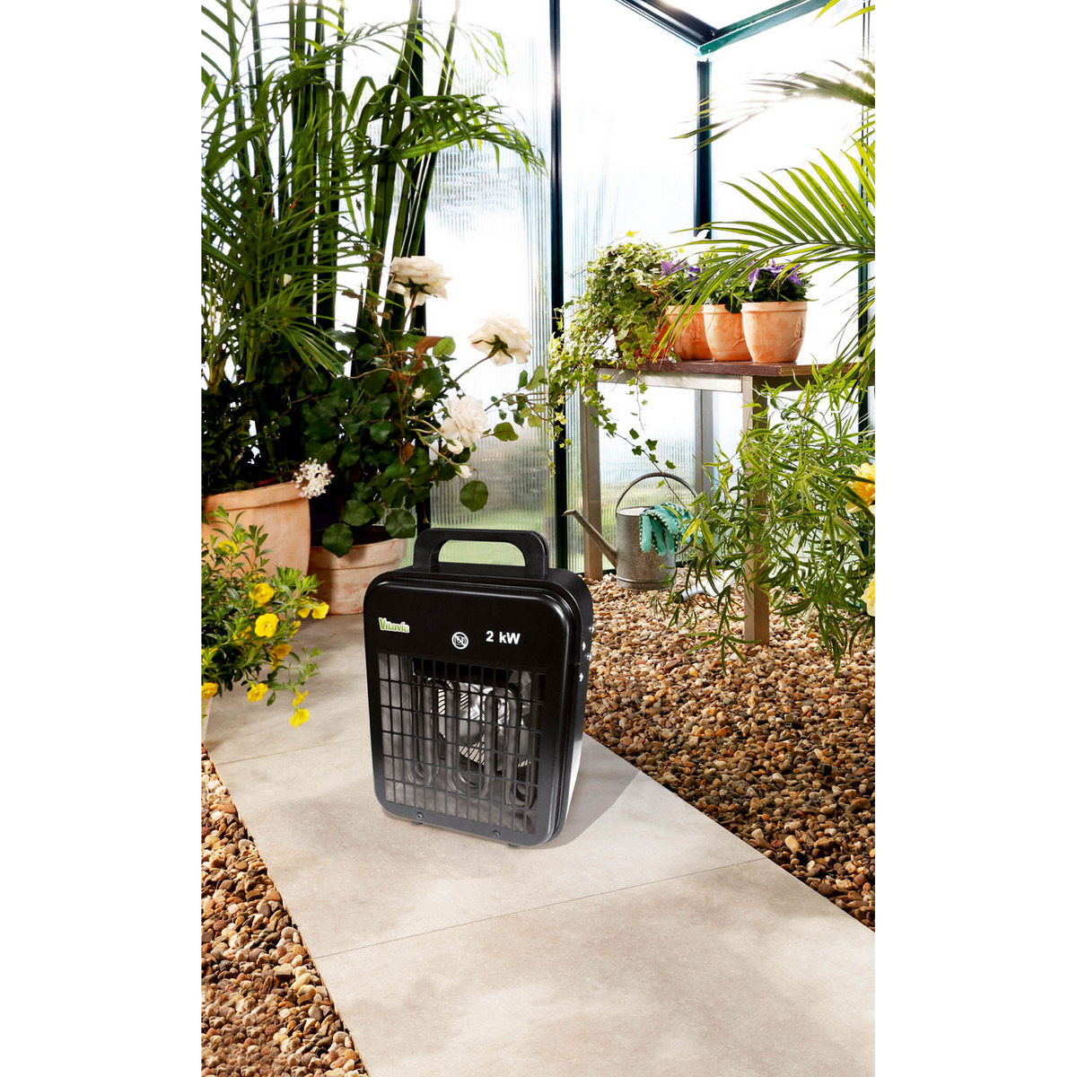 Bild 1 von Elektroheizung 'Vitavia' schwarz für Gewächshäuser