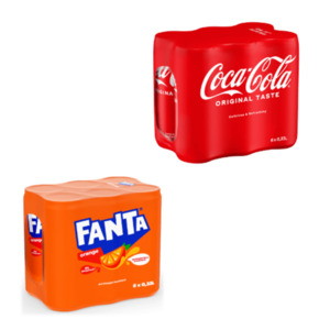 Coca-Cola / Fanta / Sprite / Mezzo Mix 0,33L