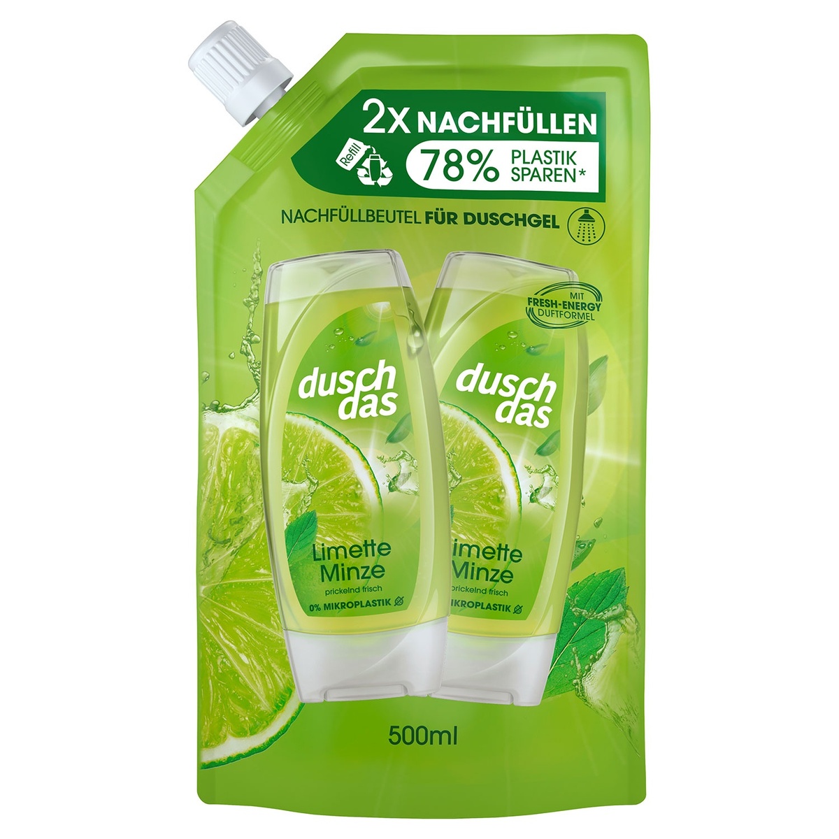 Bild 2 von DUSCH DAS Duschgel-Nachfüllbeutel 500 ml