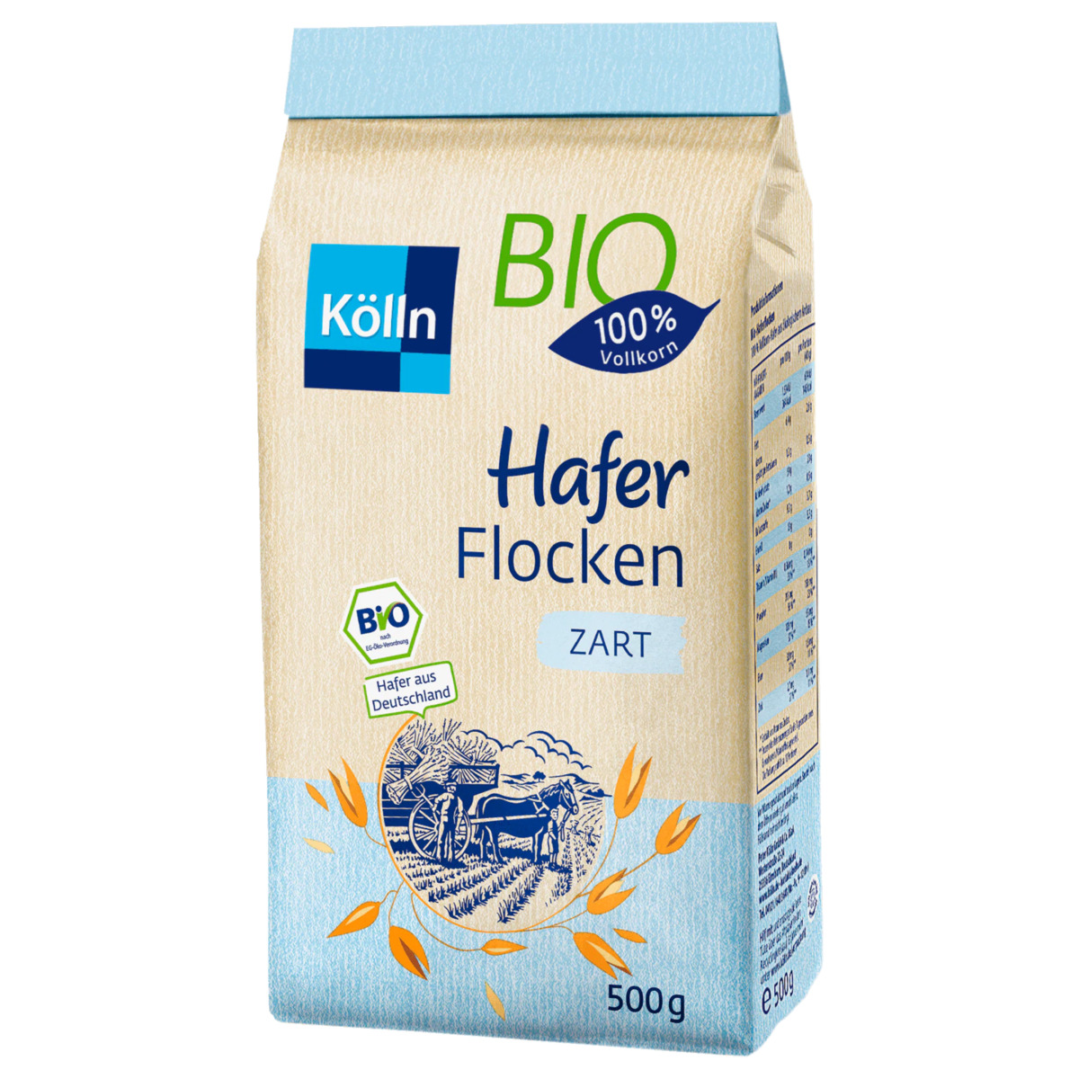 Bild 1 von Kölln Bio Haferflocken zart 500g