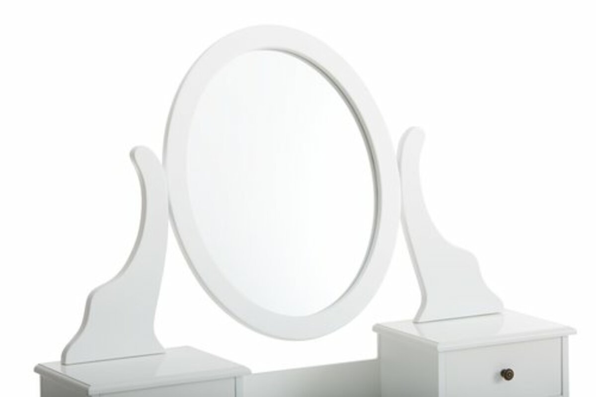 Bild 2 von Schminktisch MALLING mit Spiegel 5 Schubladen weiß