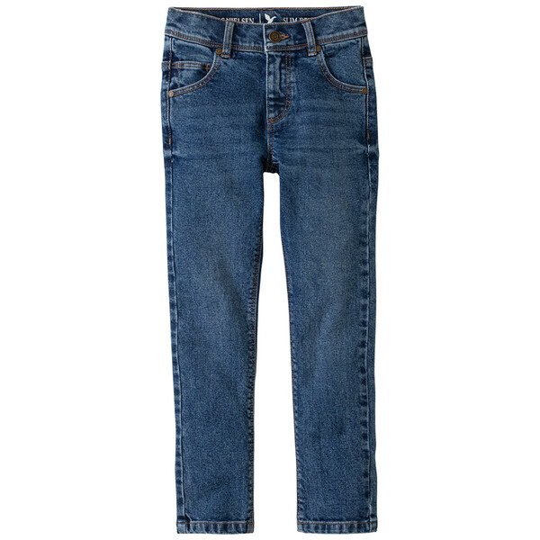 Bild 1 von Jungen Slim-Jeans mit verstellbarem Bund BLAU