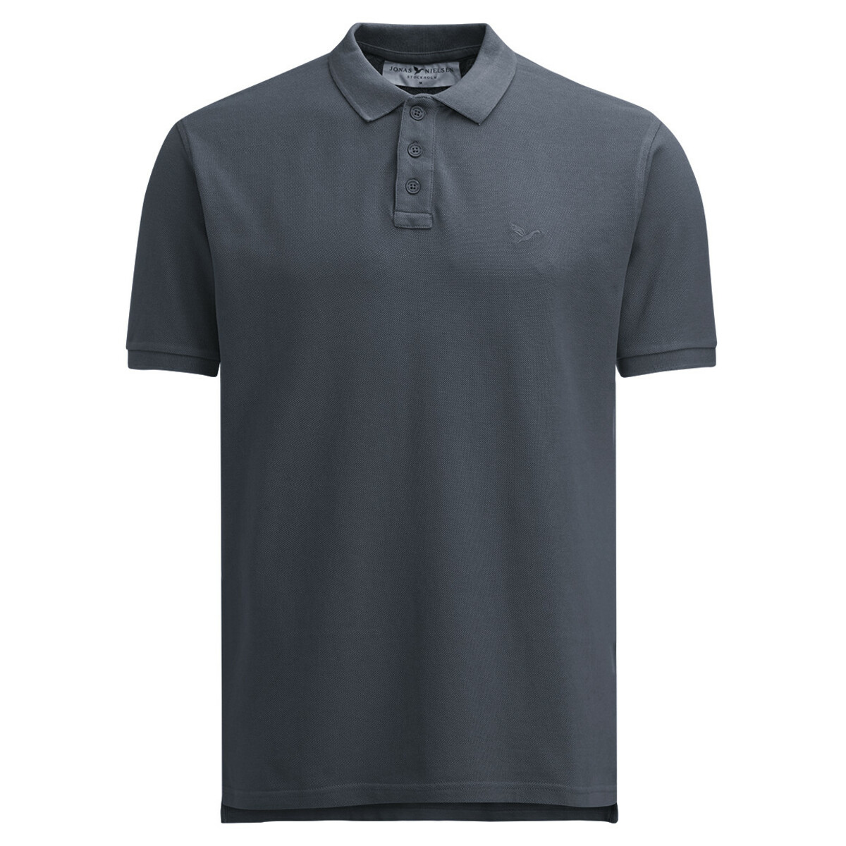 Bild 1 von Herren Poloshirt unifarben DUNKELGRAU