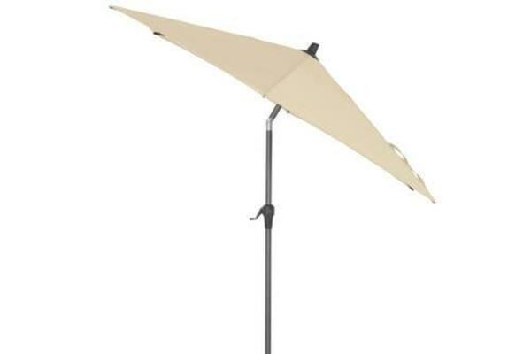 Bild 1 von Sonnenschirm Ø 250 H: 232 cm Anthrazit/Beige, Anthrazit, Beige