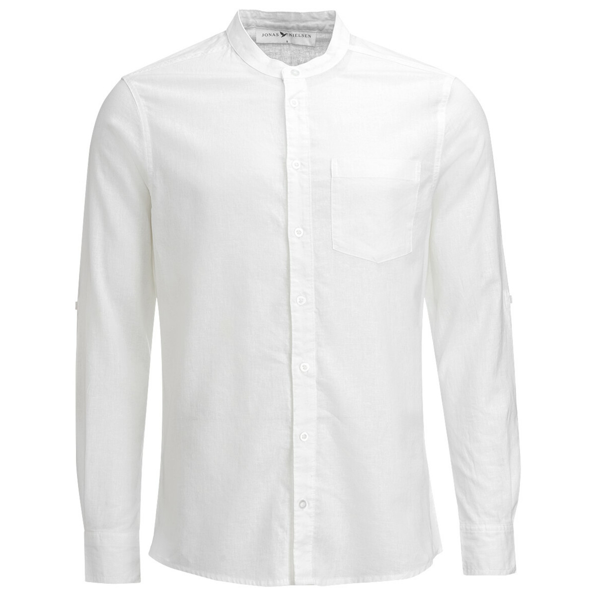Bild 1 von Herren Hemd mit Rundhalsausschnitt WEISS