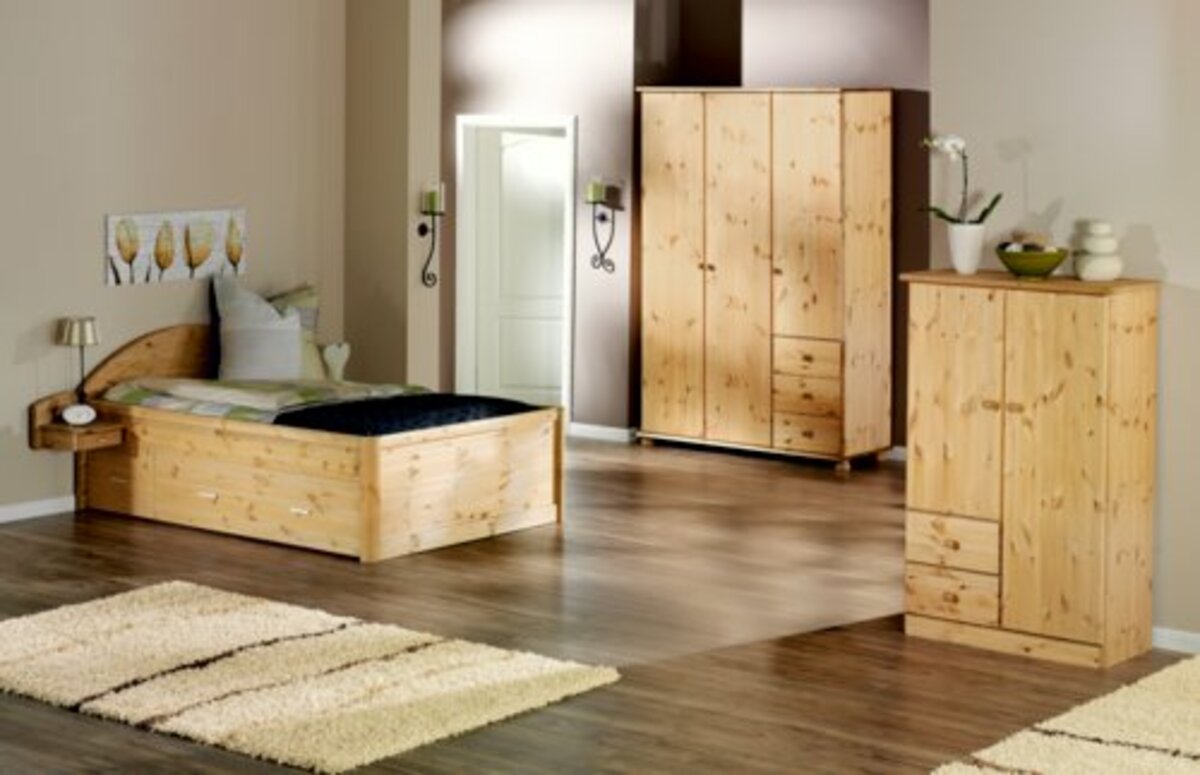 Bild 3 von Kleiderschrank LYNE 151x224 Kiefer gebeizt