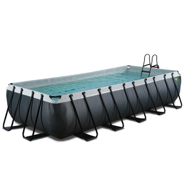 Bild 1 von Exit Pool-Set, Schwarz, Kunststoff, 4-teilig, 320x100x610 cm, CE, Freizeit, Pools und Wasserspaß, Pools, Aufstellpools