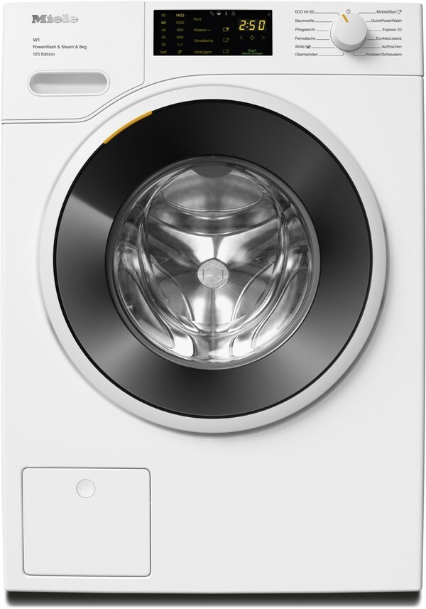 Bild 1 von WWB 380 WPS 125 Edition Stand-Waschmaschine-Frontlader lotosweiß / A