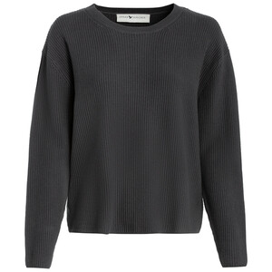 Damen Pullover im Basic-Look DUNKELGRAU